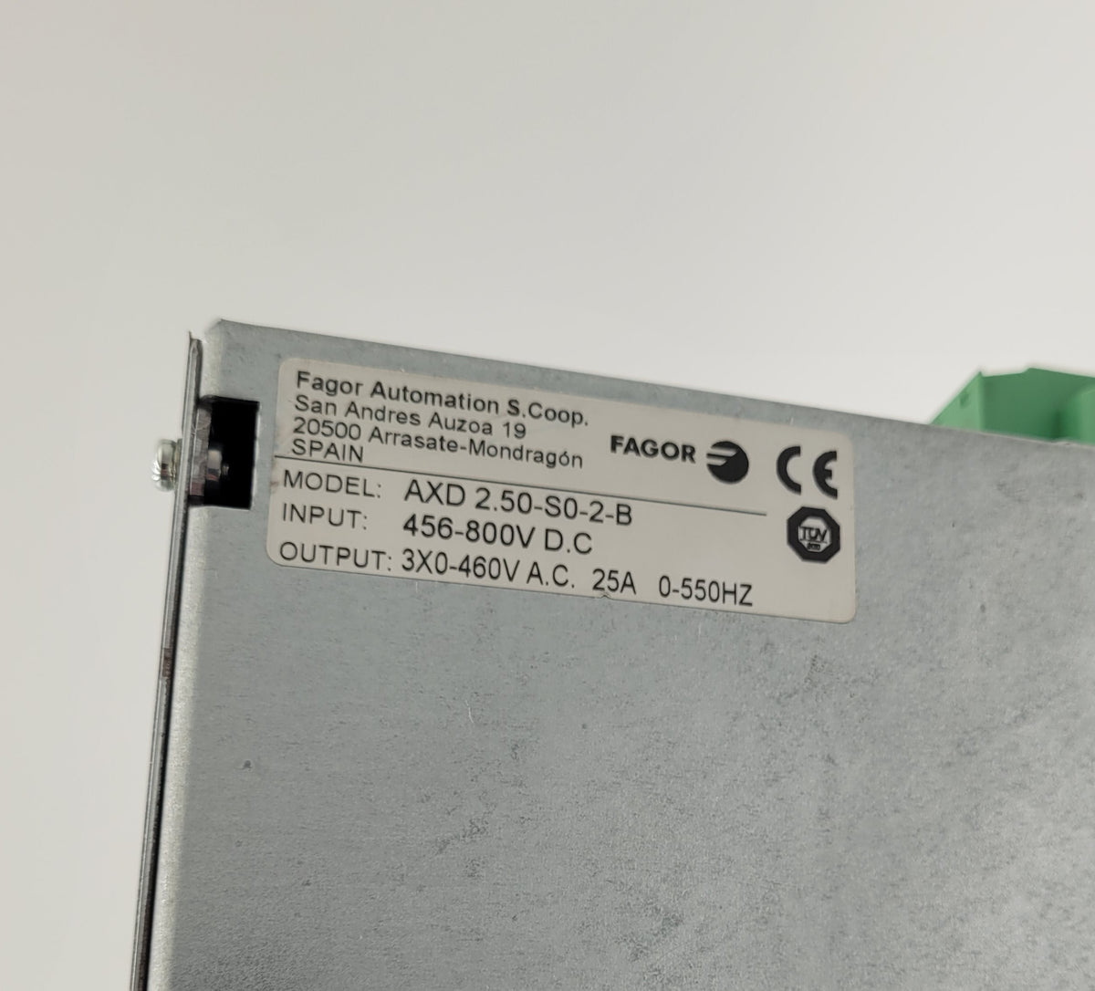 Fagor AXD 2.50-S0-2-B Drive Servo Card ( USED)
