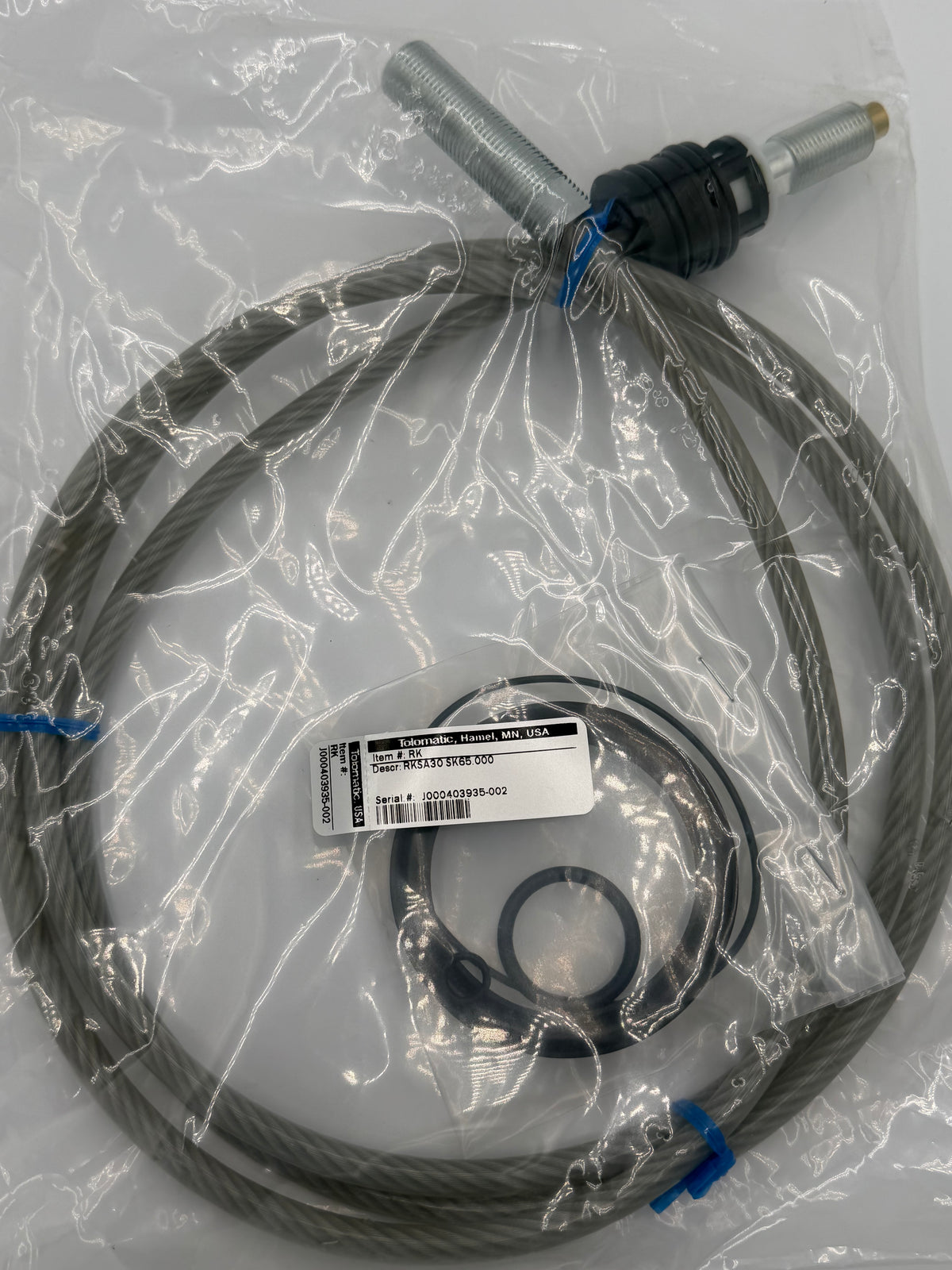 Cable Cylinder Repair Kit 3" Diameter 65" Stroke
