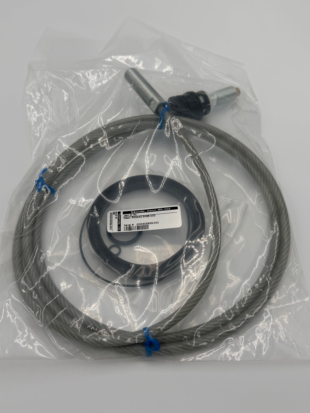 Cable Cylinder Repair Kit 4" Diameter 65" Stroke